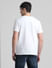 White Pocket Detail Crew Neck T-shirt_413152+4