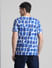 Blue Typographic Print Crew Neck T-shirt_413153+4