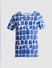 Blue Typographic Print Crew Neck T-shirt_413153+7