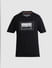 Black Logo Print Oversized T-shirt_413156+7