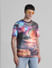 Multi-Colour Printed Oversized T-shirt_413169+1