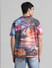 Multi-Colour Printed Oversized T-shirt_413169+4
