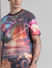 Multi-Colour Printed Oversized T-shirt_413169+5