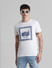 White Printed Crew Neck T-shirt_413172+1
