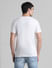 White Printed Crew Neck T-shirt_413172+4