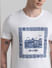 White Printed Crew Neck T-shirt_413172+5