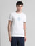 White Printed Crew Neck T-shirt_413182+2