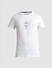 White Printed Crew Neck T-shirt_413182+8