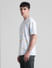 White Smudge Paint Oversized T-shirt_413199+3