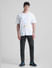 White Smudge Paint Oversized T-shirt_413199+6