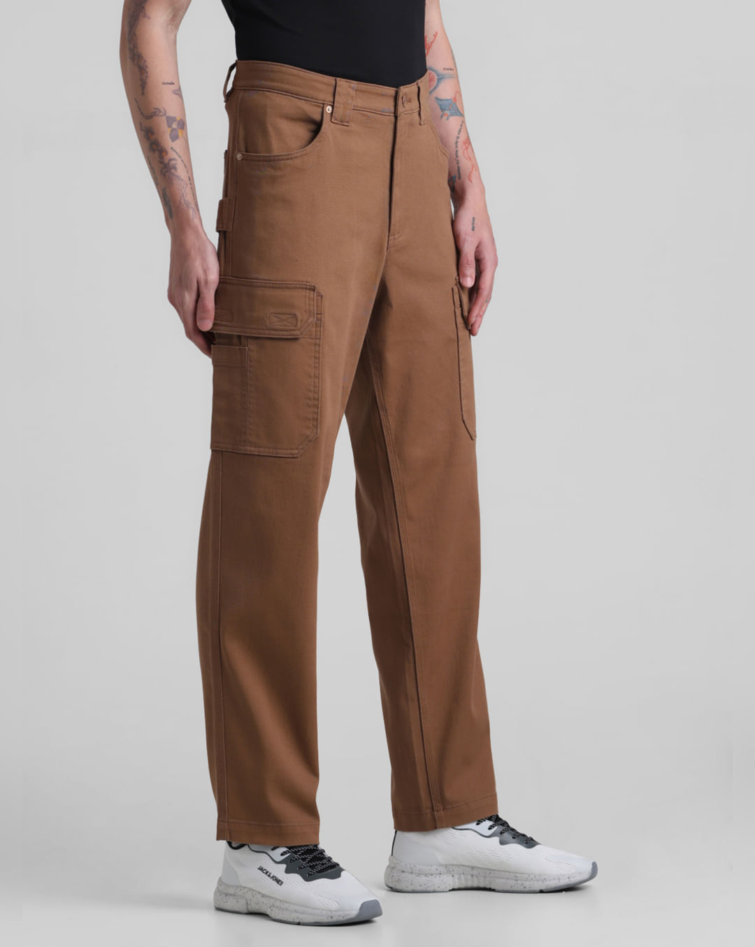 Dickies Women's Relaxed Fit Mid-Rise Stretch Cargo Pants