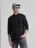 Black Oversized Pocket Shirt_413219+1