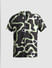 Dark Grey Printed Short Sleeves Shirt_413222+7