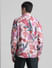 Peach Floral Full Sleeves Shirt_413232+4