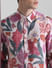 Peach Floral Full Sleeves Shirt_413232+5