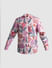 Peach Floral Full Sleeves Shirt_413232+7