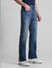 Blue High Rise Ray Bootcut Jeans_413237+2