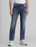 Blue Mid Rise Clark Regular Jeans_413241+1