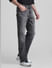 Grey High Rise Ray Bootcut Jeans_413242+2