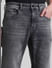Grey High Rise Ray Bootcut Jeans_413242+4