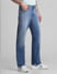 Light Blue Mid Rise Clark Regular Fit Jeans_413248+2