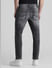 Grey Mid Rise Distressed Brak Slim Jeans_413255+3