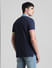 Blue Contrast Tipping Polo T-shirt_413260+4