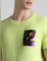 Green Applique Pocket T-shirt_413265+5