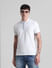 White Logo Tipping Polo T-shirt_413267+1