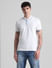 White Logo Tipping Polo T-shirt_413267+2