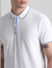 White Logo Tipping Polo T-shirt_413267+5
