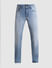 Light Blue Mid Rise Clark Regular Fit Jeans_413271+6