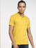 Yellow Polo Neck T-shirt_407103+1