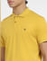 Yellow Polo Neck T-shirt_407103+5