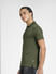 Dark Green Polo Neck T-shirt_407106+3