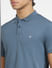 Grey Polo Neck T-shirt_407105+5