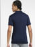 Navy Blue Polo Neck T-shirt_407104+4