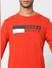 Red Logo Print Sweatshirt_399066+6