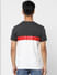 Black Colourblocked Crew Neck T-shirt_399074+4