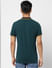 Dark Green Contrast Tipping Polo T-shirt_399089+4