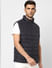 Black Puffer Vest Jacket_399063+2