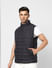 Black Puffer Vest Jacket_399063+3