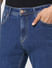 Blue Low Rise Glenn Slim Jeans_399050+5