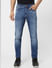 Blue Low Rise Glenn Slim Jeans_399053+2