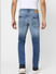 Blue Low Rise Distressed Glenn Slim Jeans_399055+4