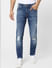 Blue Low Rise Distressed Glenn Slim Jeans_399056+2