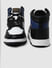 White Colourblocked Hi-Top Sneakers_399108+7