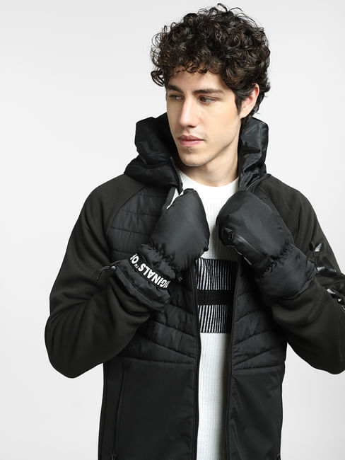 Black Ski Gloves