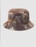 Brown Tie-Dye Bucket Hat_399125+3