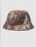 Brown Tie-Dye Bucket Hat_399125+4